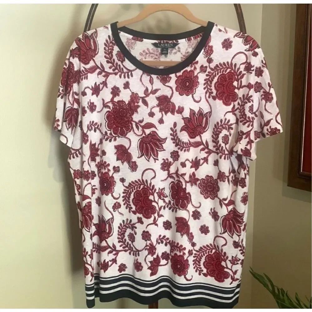 Ralph Lauren Linen Blend Top July 4